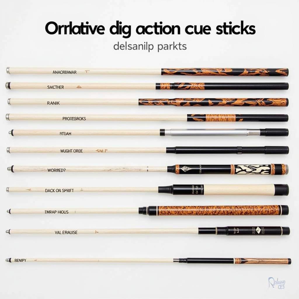 Choosing the right action cue stick for your playing style