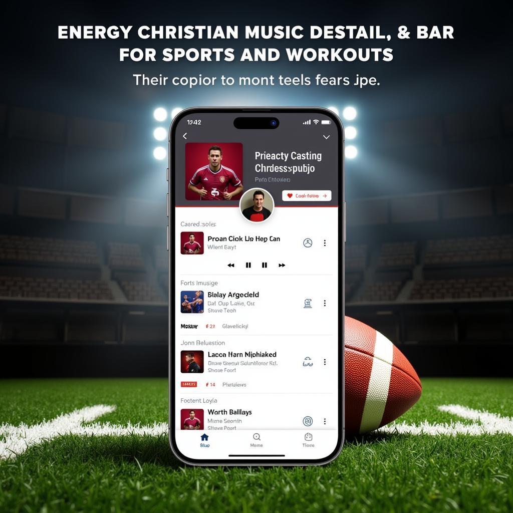 Christian music playlist for football training 