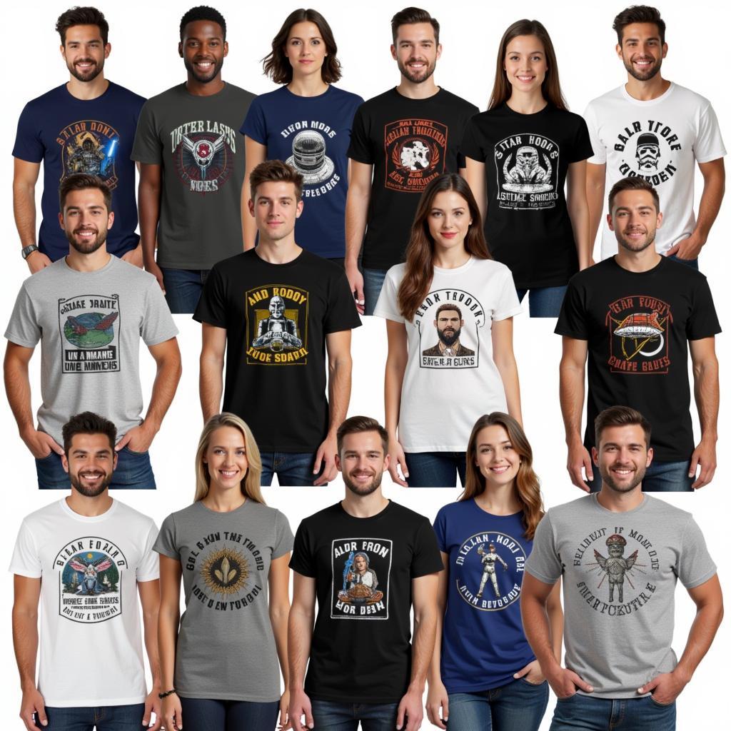 Christian Star Wars shirts for men and women in different styles and colors.