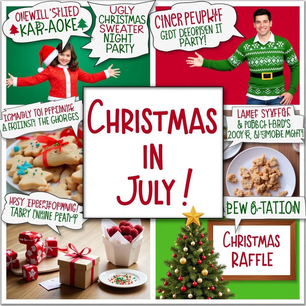 Christmas in July Fundraiser Ideas