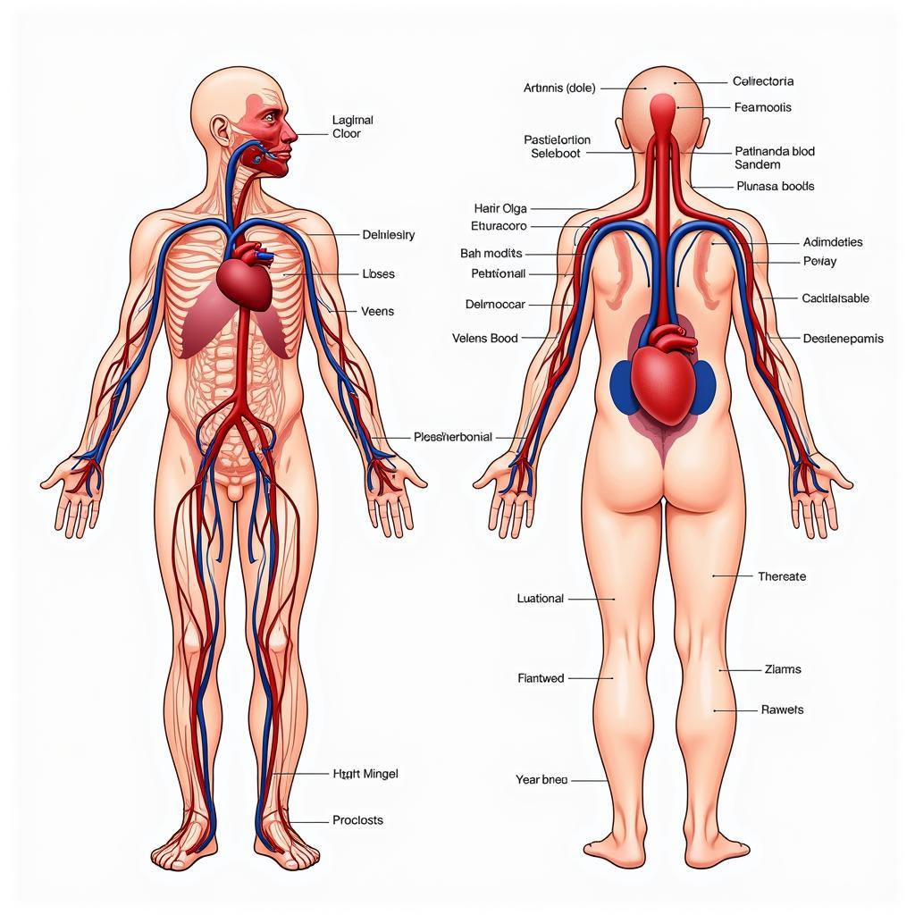 Human Circulatory System Diagram