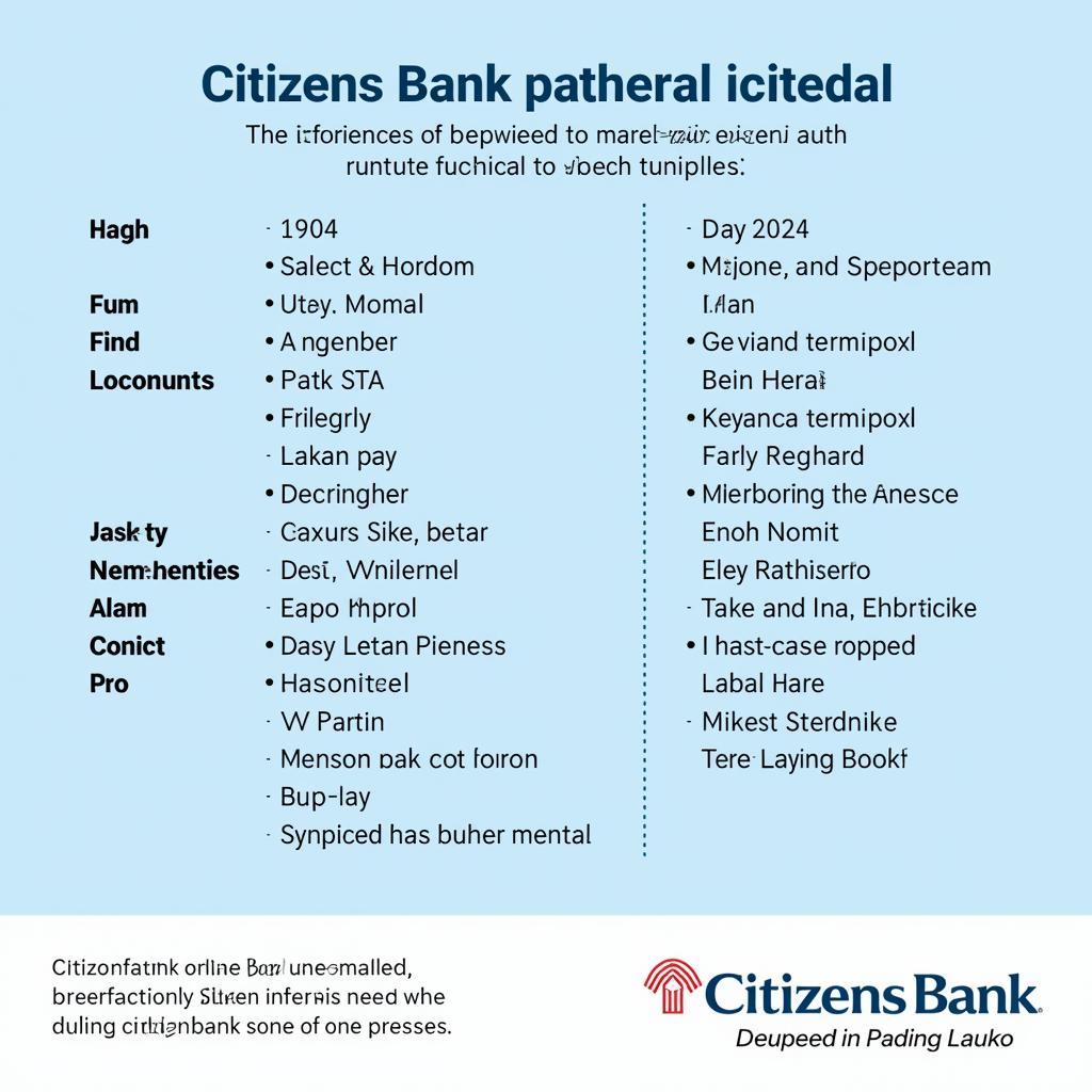 Citizens Bank Holiday Calendar 2024