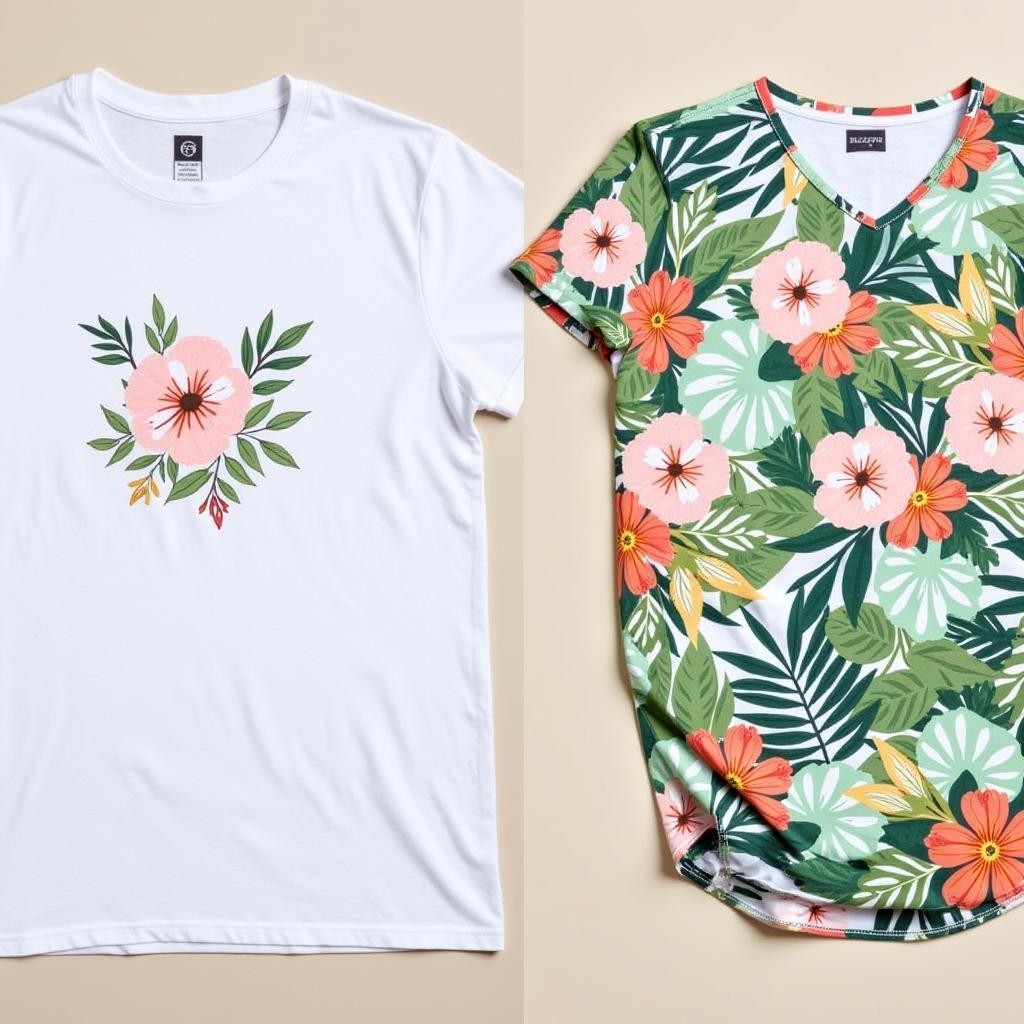 Classic blossoms t-shirt designs