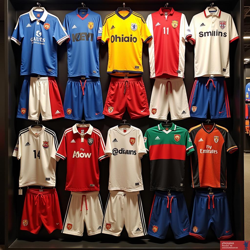 A Collection of Classic Football Jerseys