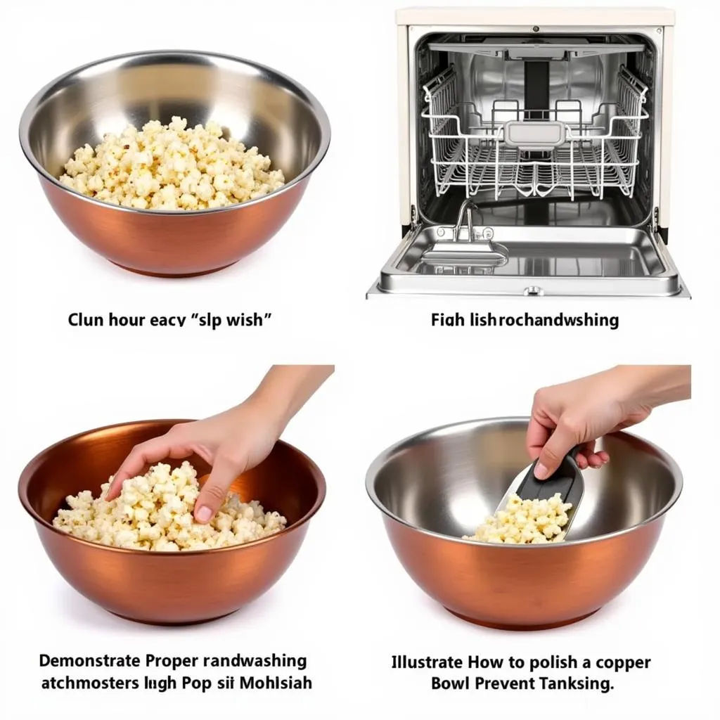 Cleaning and Maintaining a Metal Popcorn Bowl