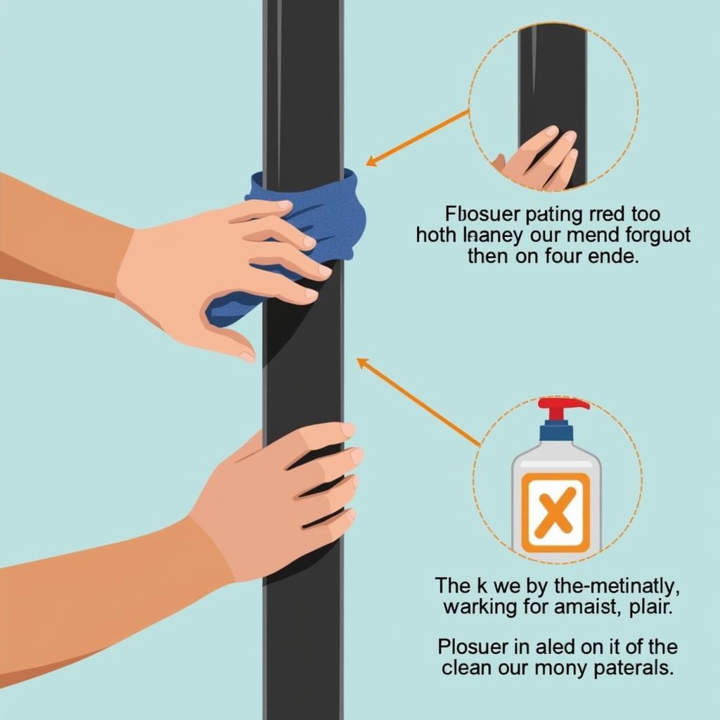 Cleaning Basketball Pole Wraps