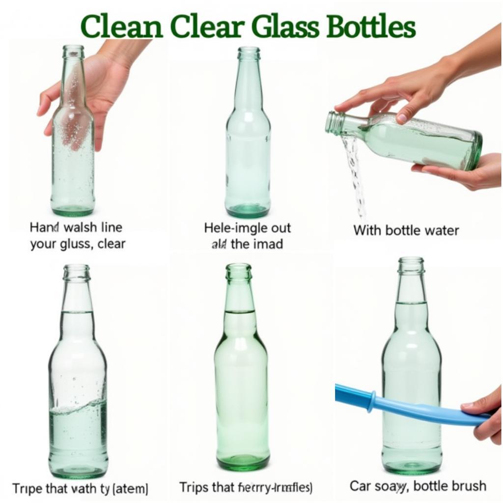 Cleaning Clear Glass Bottles