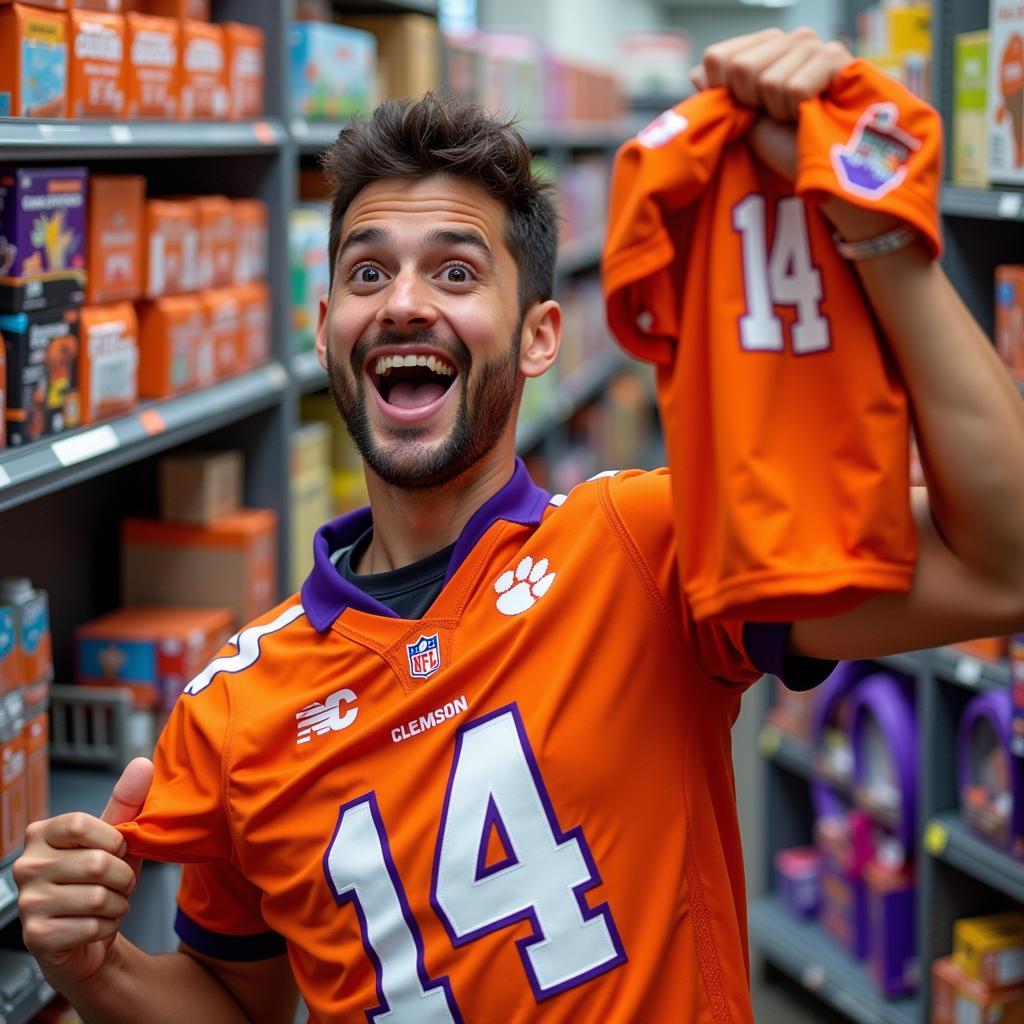 Clemson Fan Finding Treasure in Clearance Bin