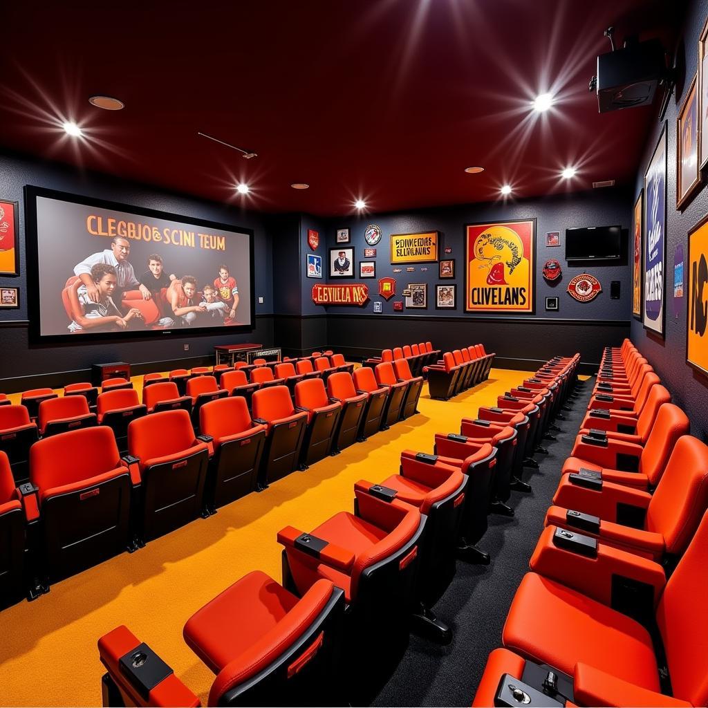 Cleveland Stadium Seats in a Home Theater: The Ultimate Fan Cave