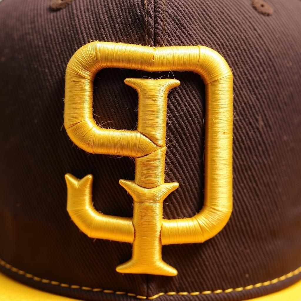 Close-up of the 1984 San Diego Padres Hat Logo