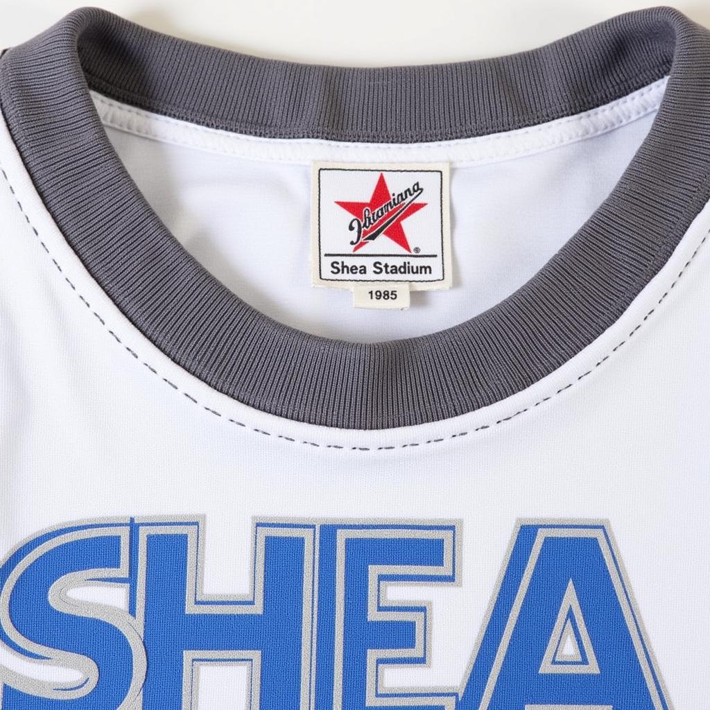 Close-Up of Shea Stadium T-shirt Details