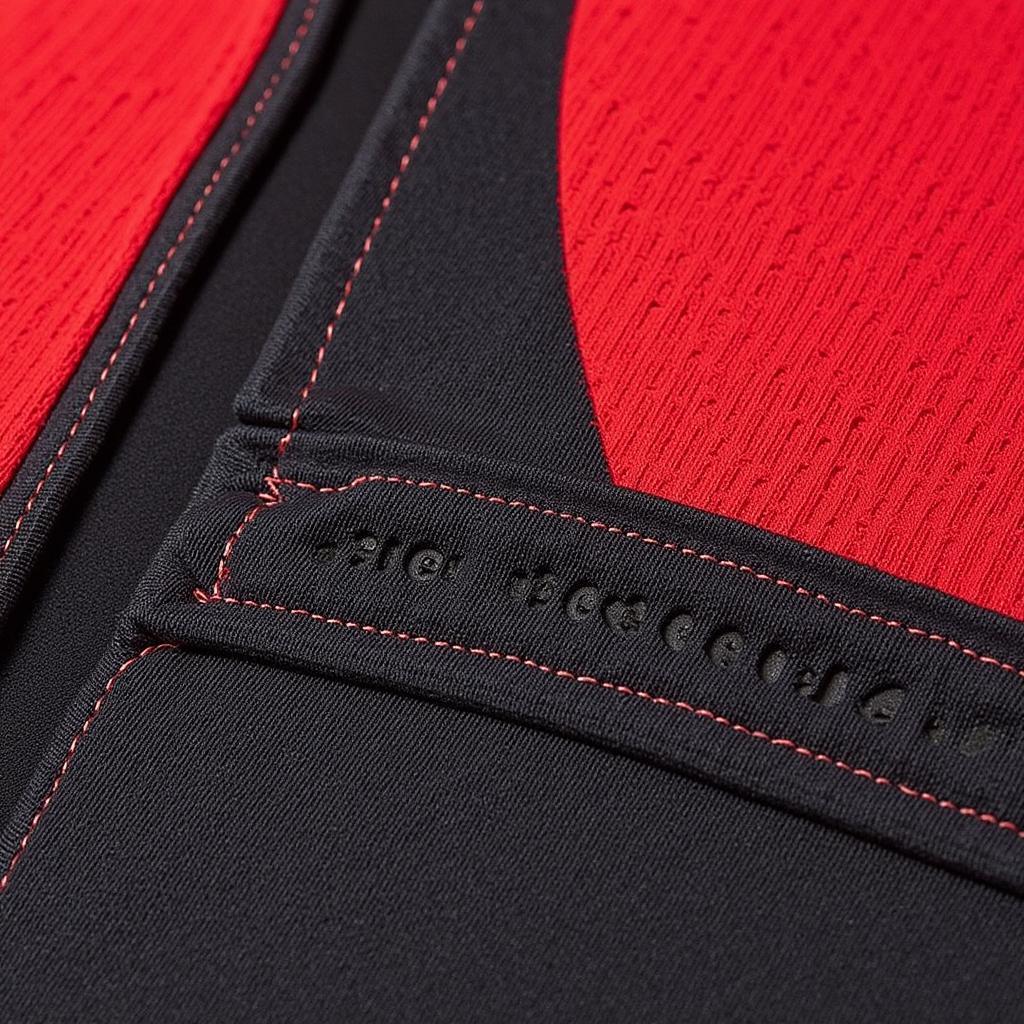 Close-up of UGA Cycling Jersey Fabric