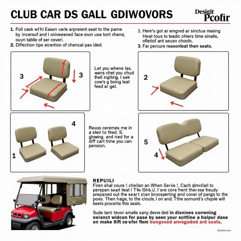 Installing Club Car DS Golf Cart Seat Covers