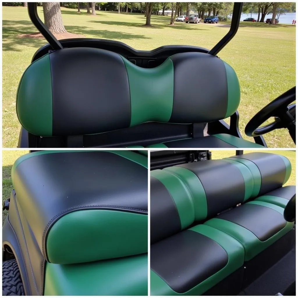 Club Car DS with Seat Covers