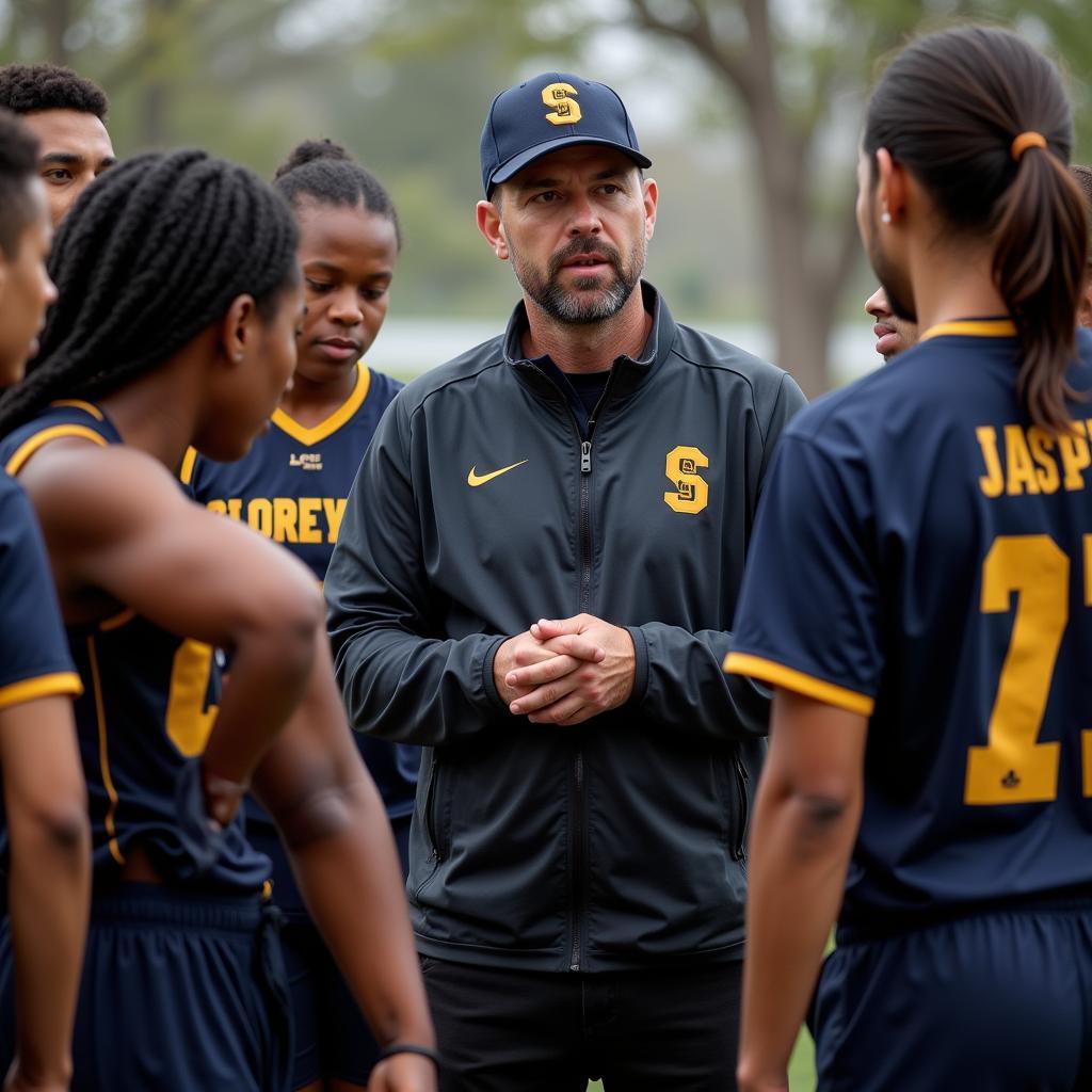 Coach's Jersey Team Huddle