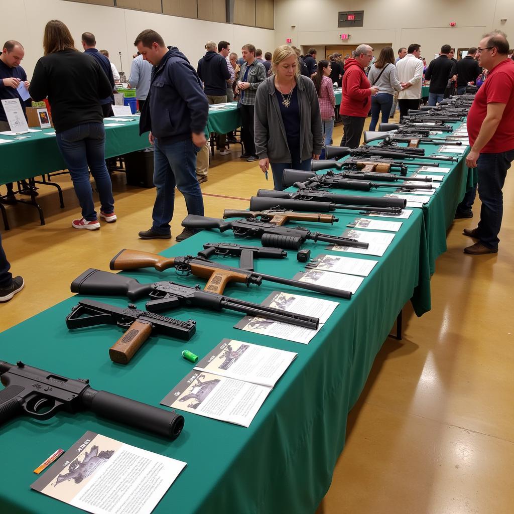 Firearms Display at Cobb County Gun Show