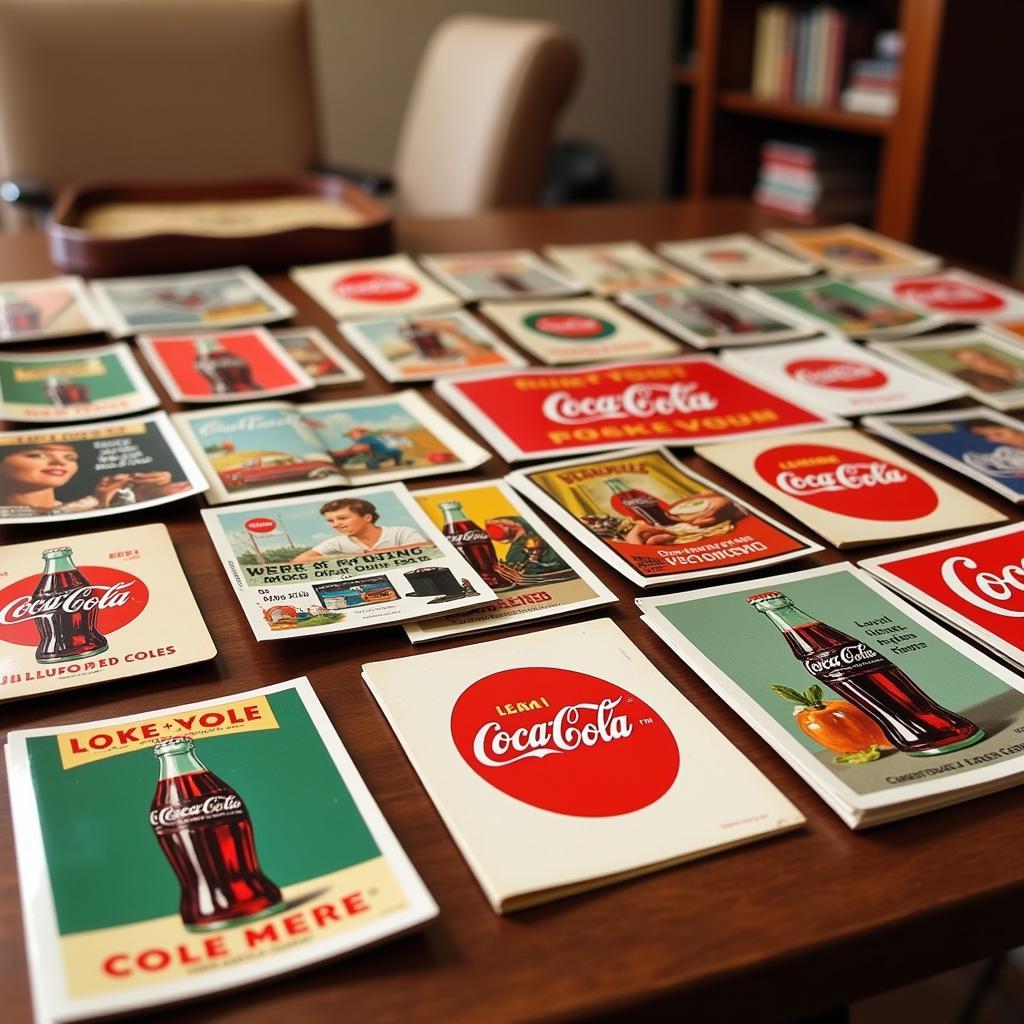 Vintage Coca-Cola Card Collection