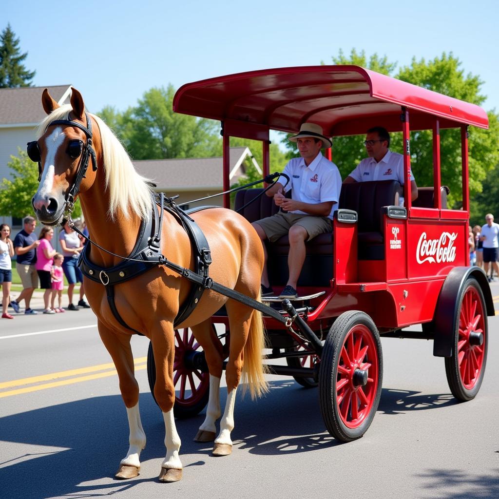 Modern-Day Coca-Cola Wagon