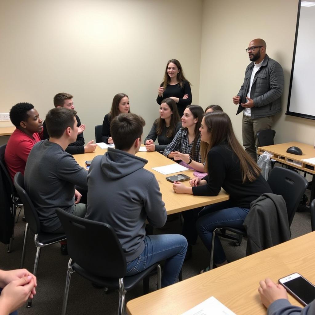 College Club Meeting in Progress