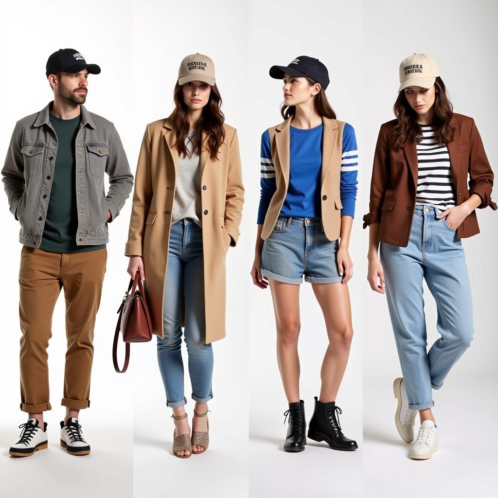 Outfit ideas featuring college trucker hats