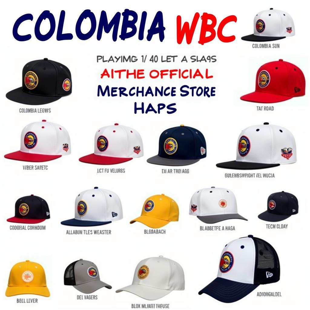 Colombia WBC Hat Official Merchandise