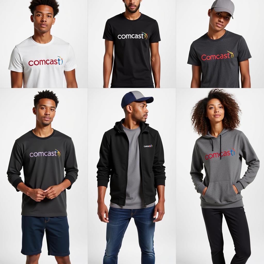 Stylish Comcast branded apparel