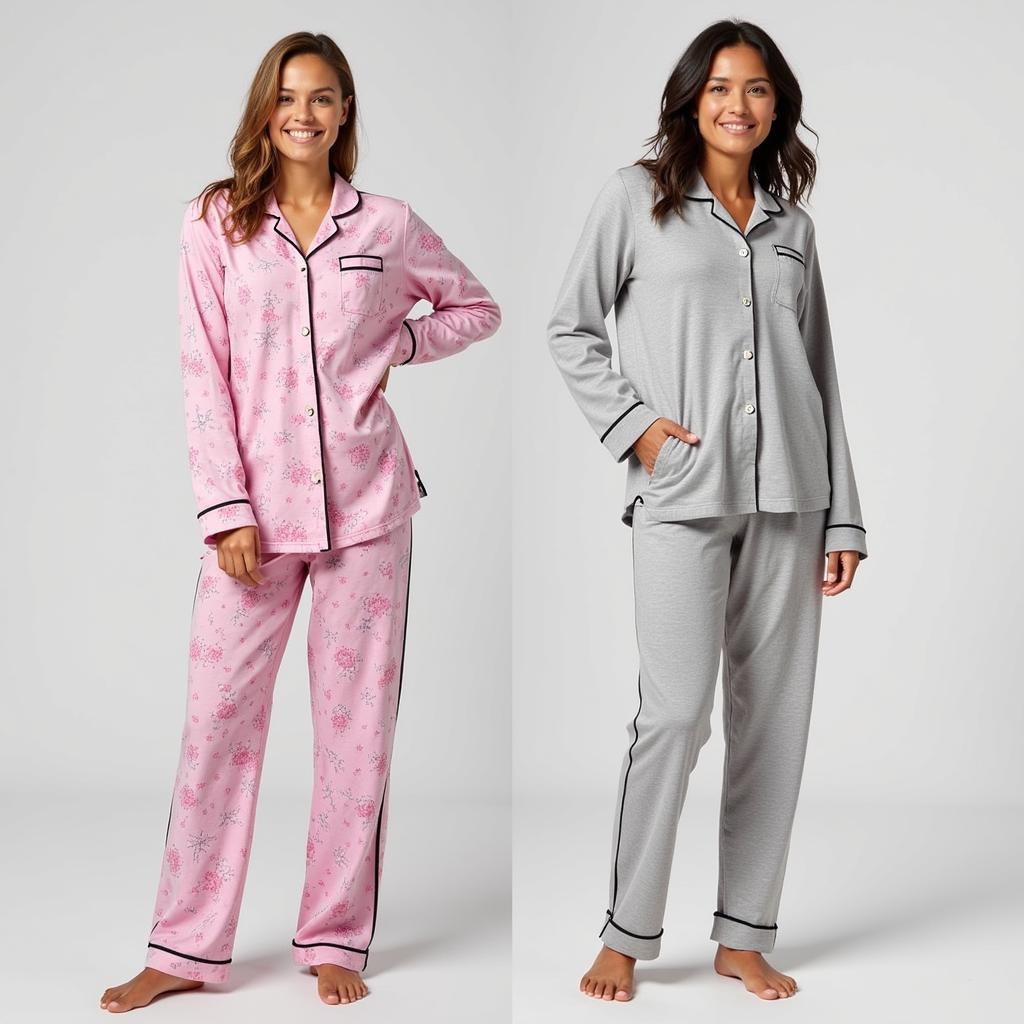 Comfortable and stylish breast cancer awareness pajamas