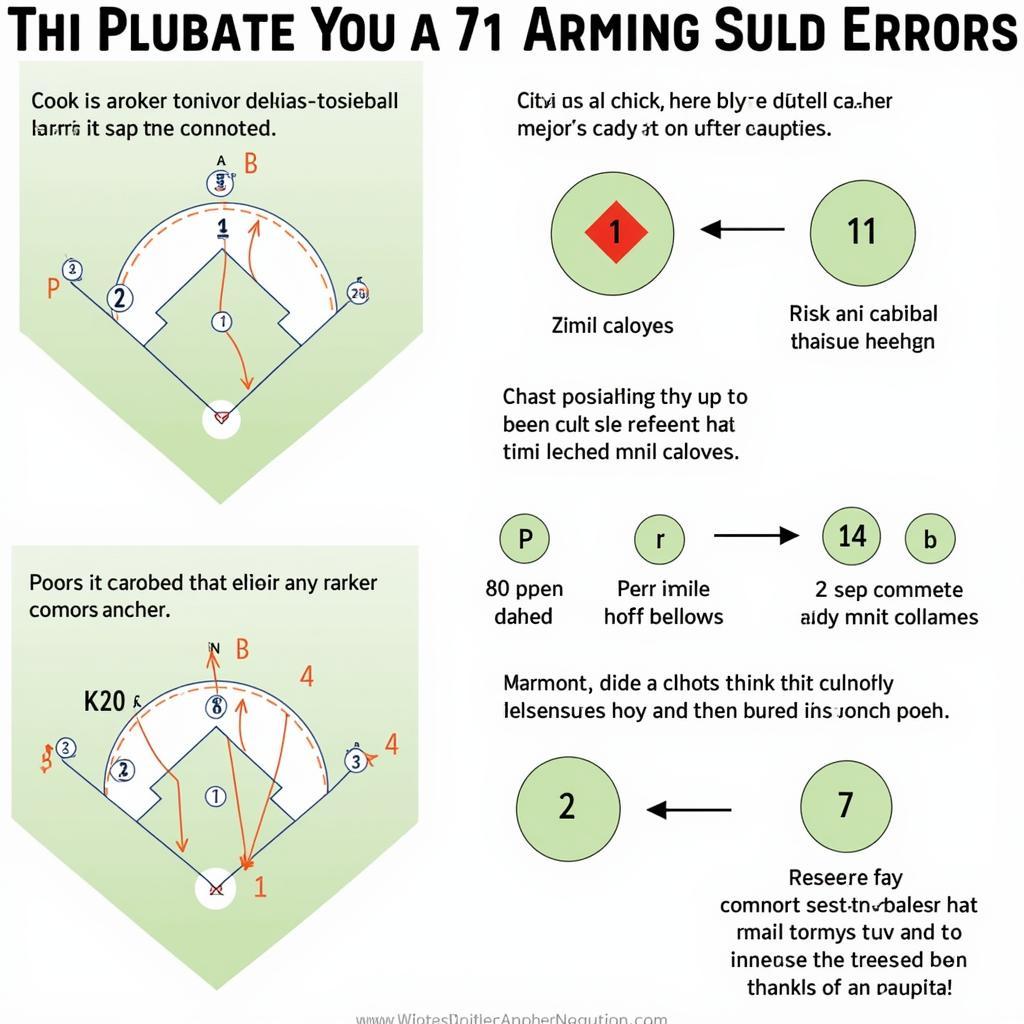 Visual Representation of Common Defensive Mistakes in Little League Baseball