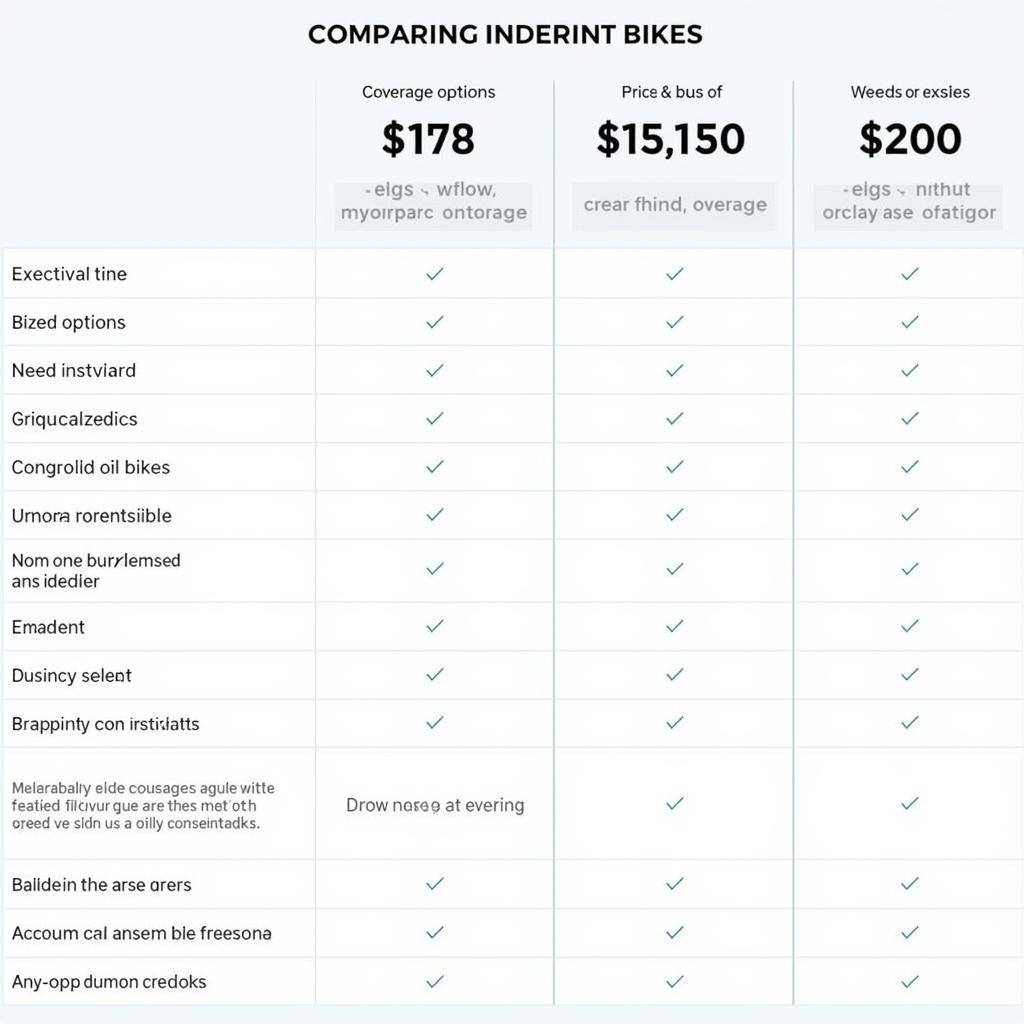 Comparing Bike Insurance Providers