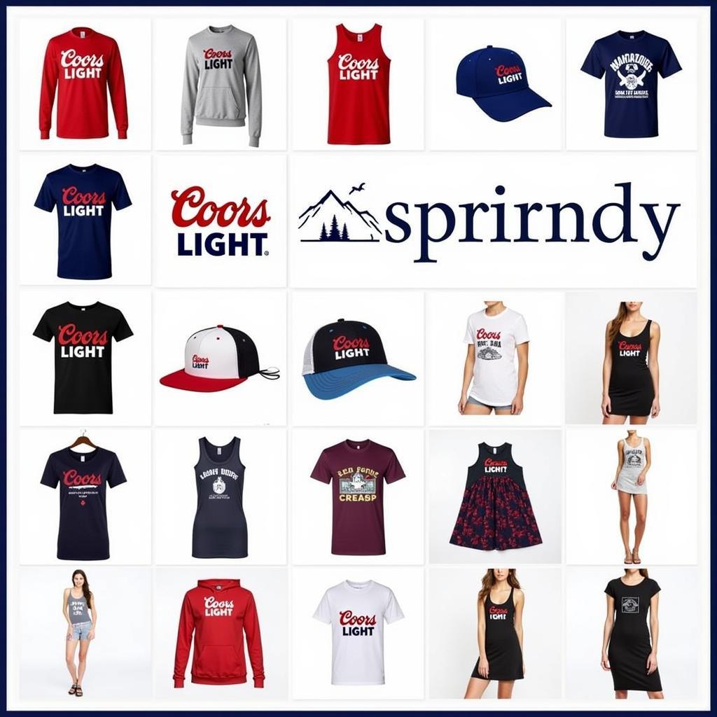 Coors Light Apparel Variety