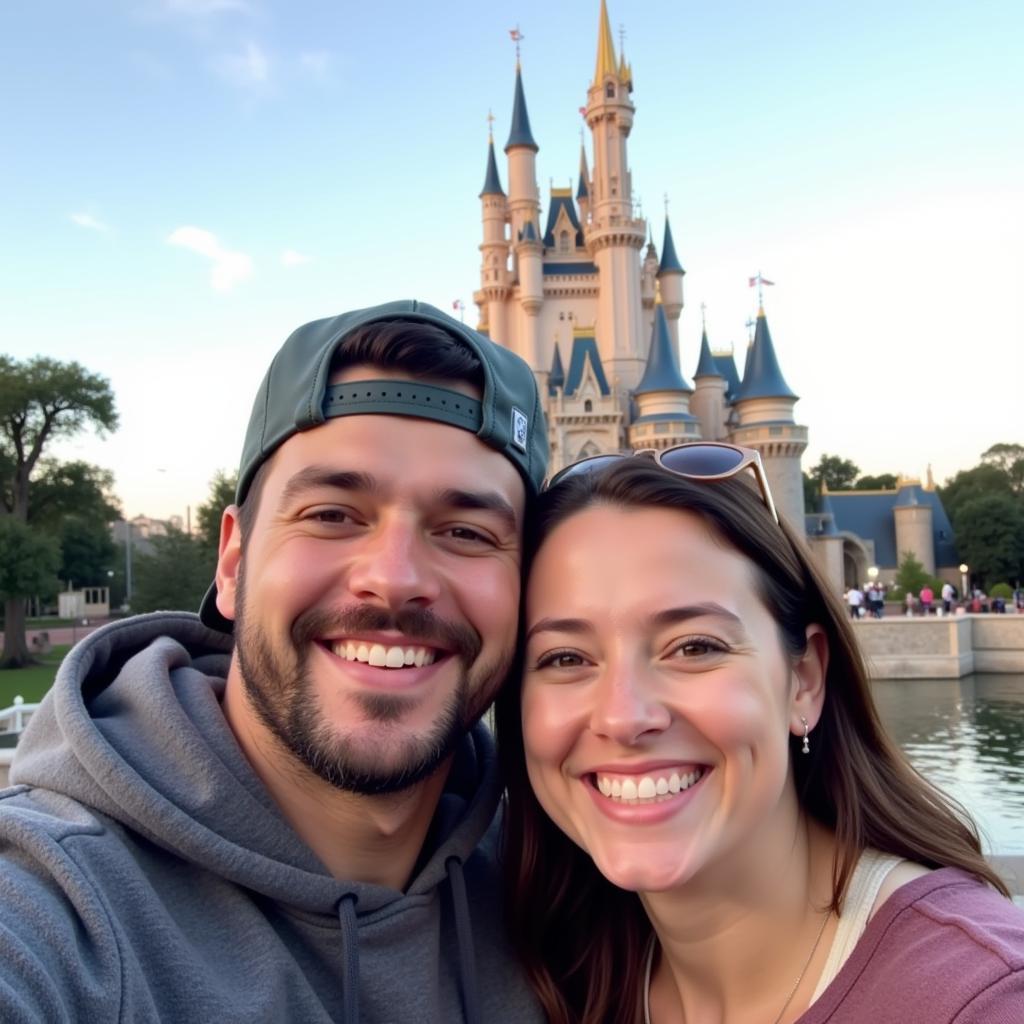 Couple Captures a Selfie in Land of Make Believe