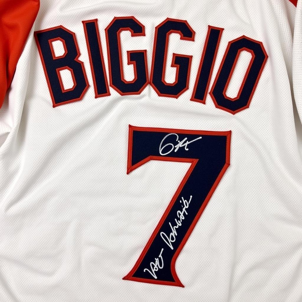 Craig Biggio Astros Signed Jersey