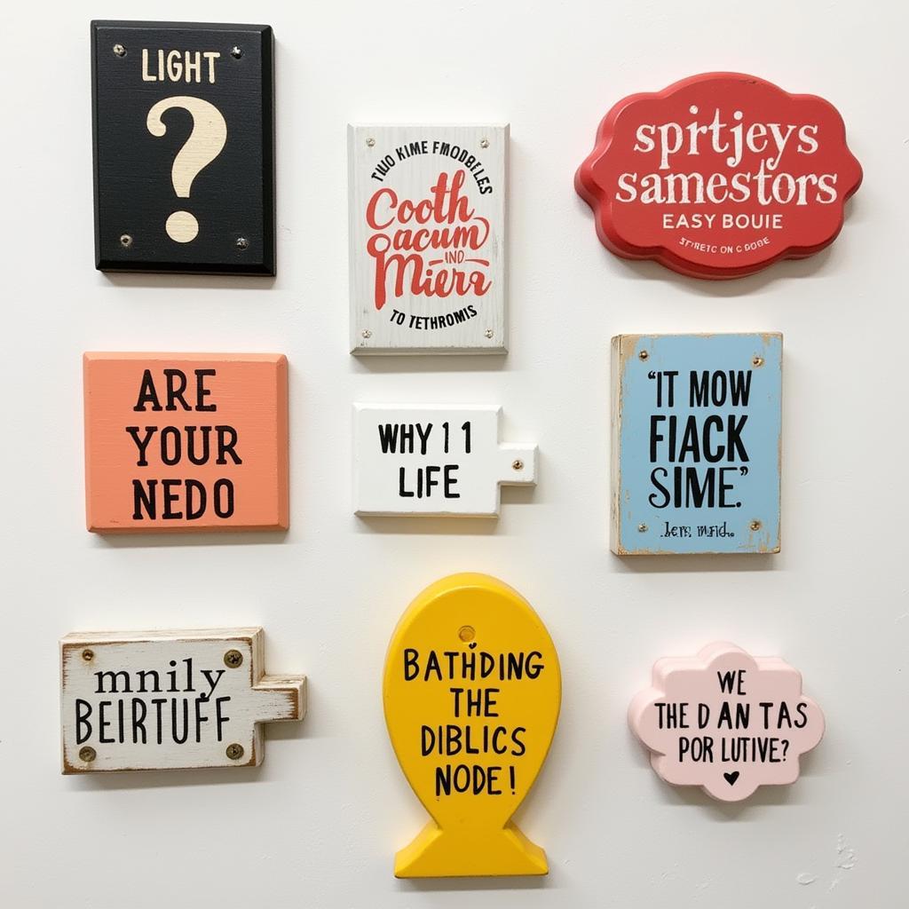 Creative Bathroom Signs with Unique Designs