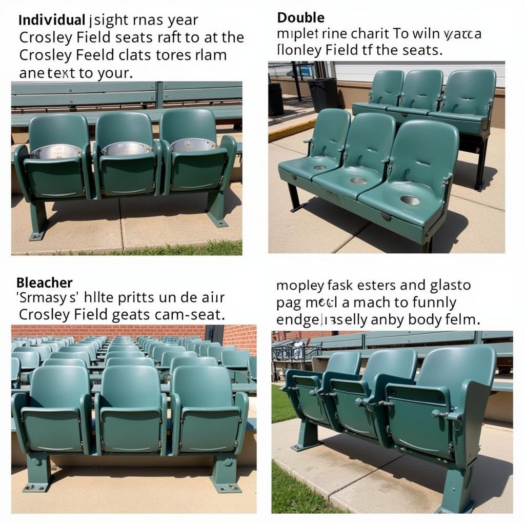 Variety of Crosley Field Seats for Sale