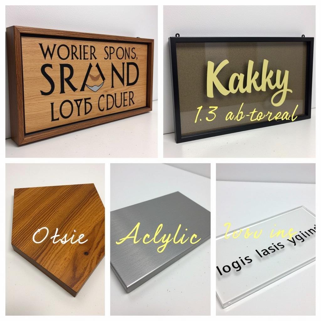 Different Materials for Custom Billiard Signs