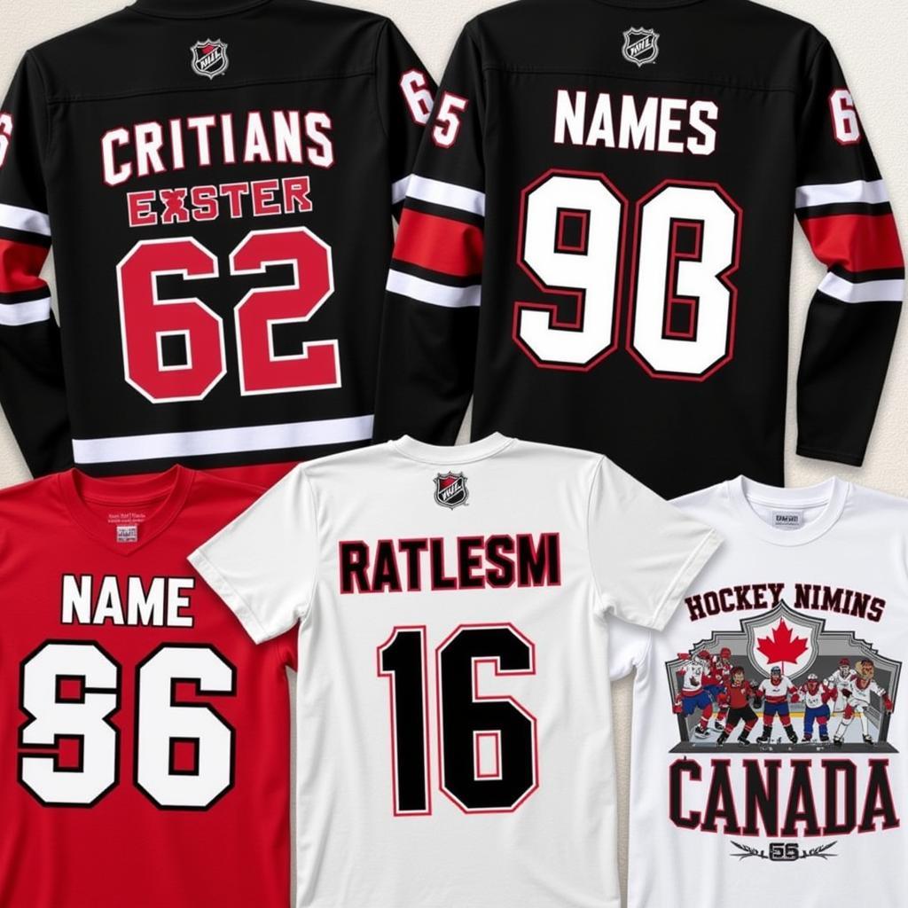 Custom Designed Hockey Night in Canada T-shirts