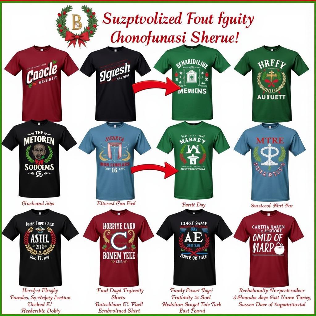 Custom Fraternity Christmas Shirts