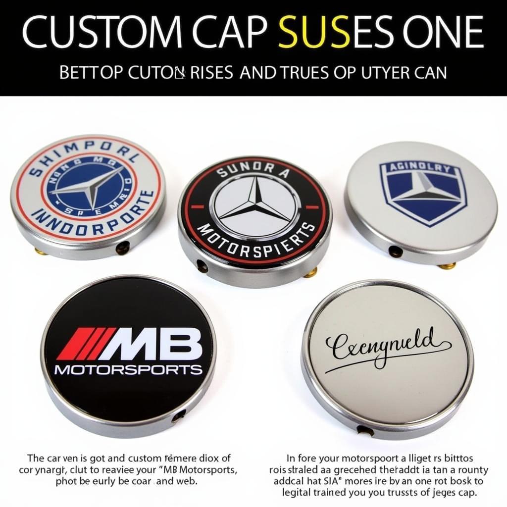 Personalized MB Motorsports Center Caps