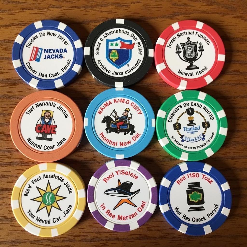 Customizable Nevada Jacks Poker Chips with Personalized Designs