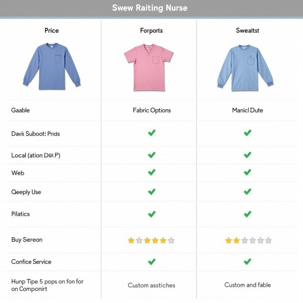 Comparing Custom Nurse Sweatshirt Suppliers