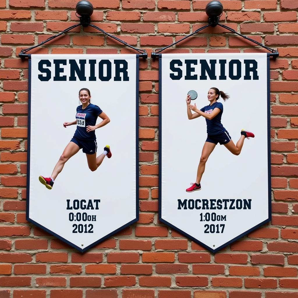 Custom Track and Field Senior Banners