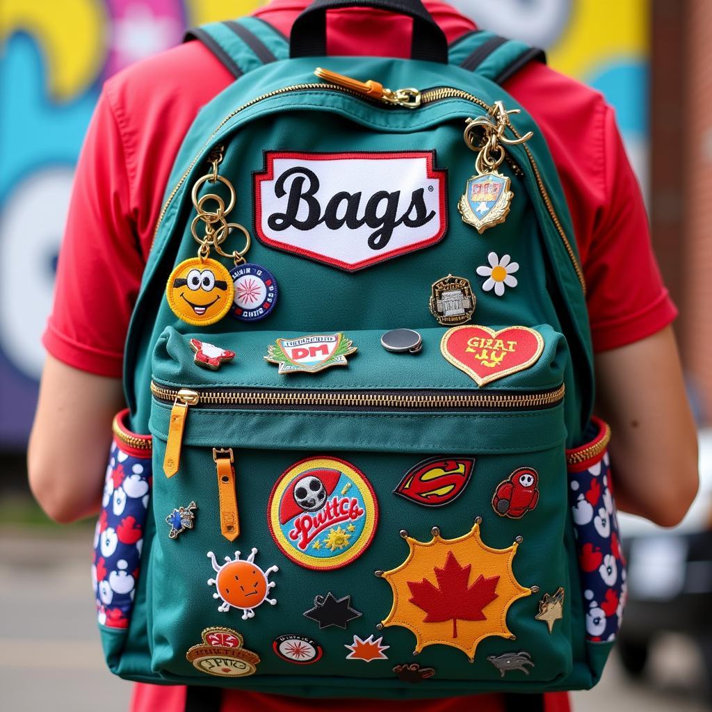 Customized Backpack with Accessories