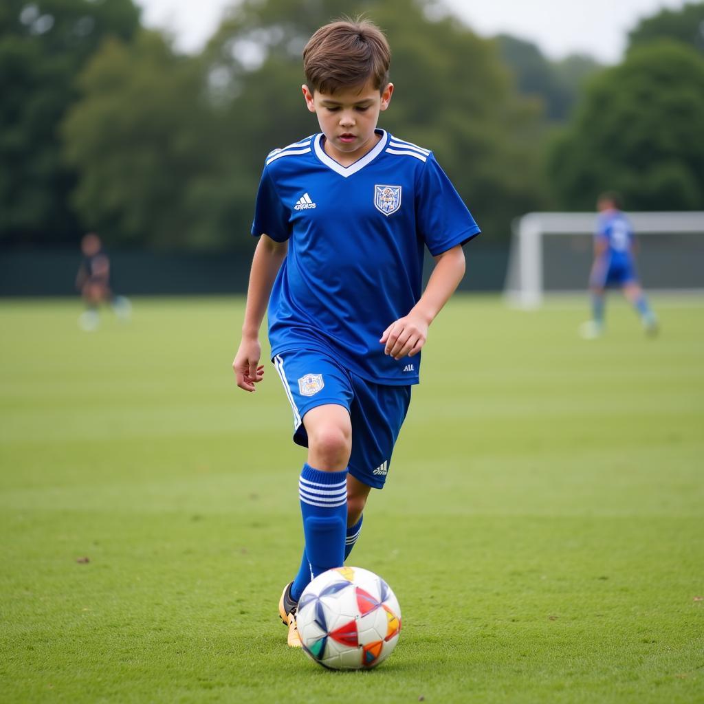 Dane Trout controlling the midfield with exceptional skill and vision