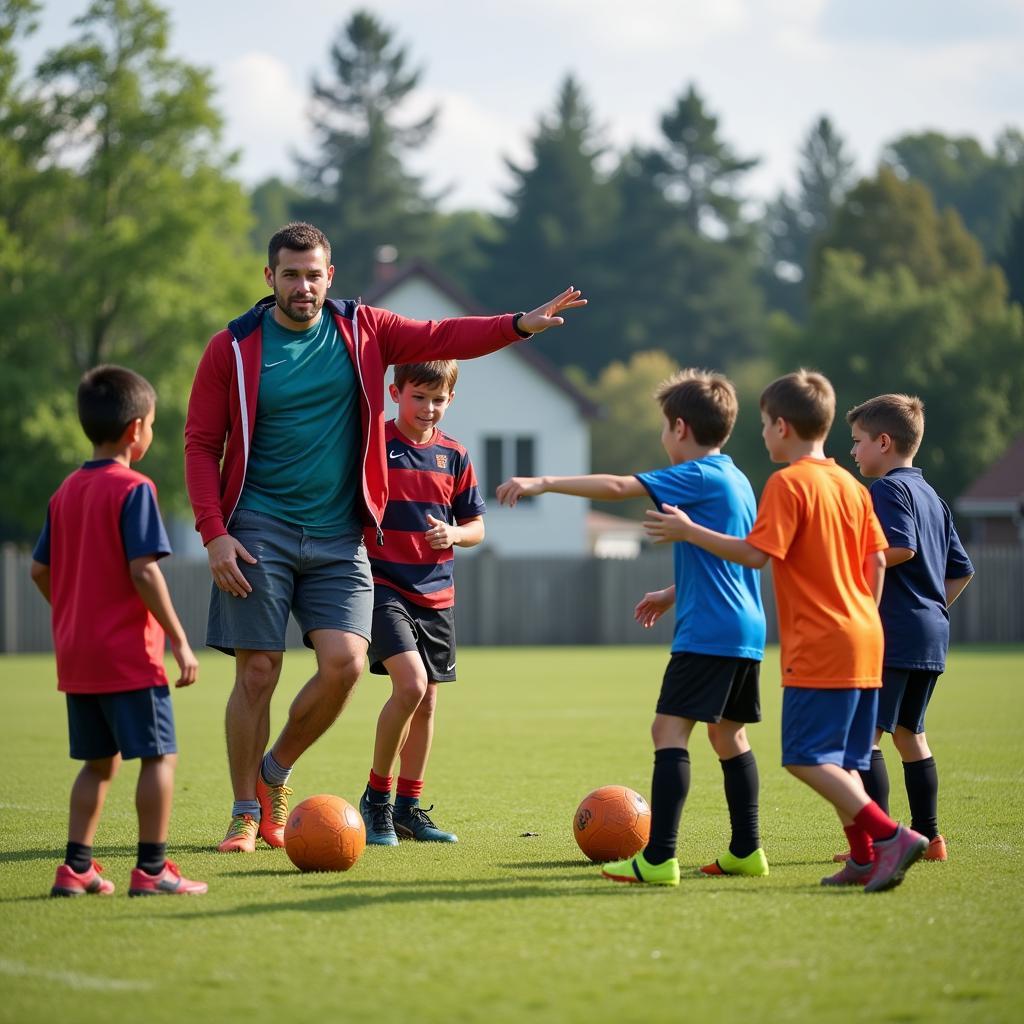 Danny Go Inspiring Kansas City Footballers