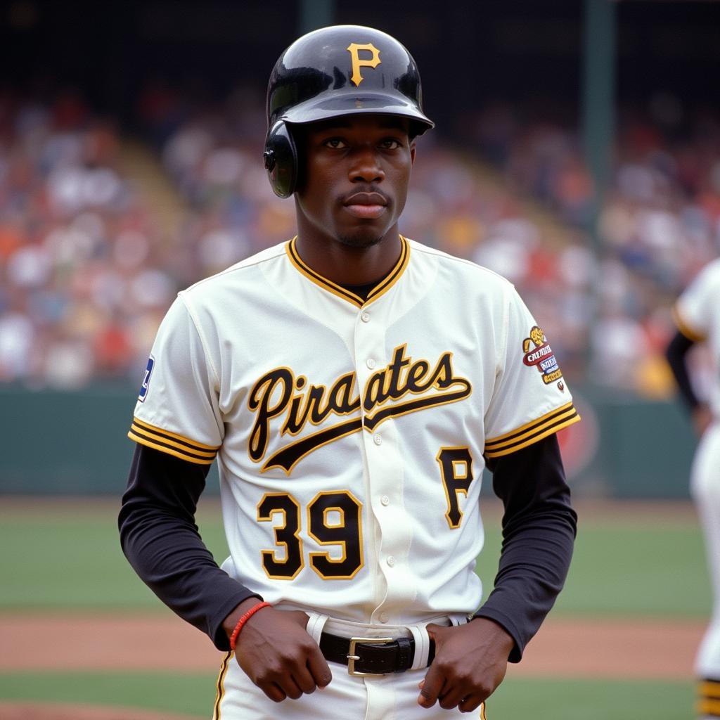 Dave Parker in his iconic Pittsburgh Pirates uniform