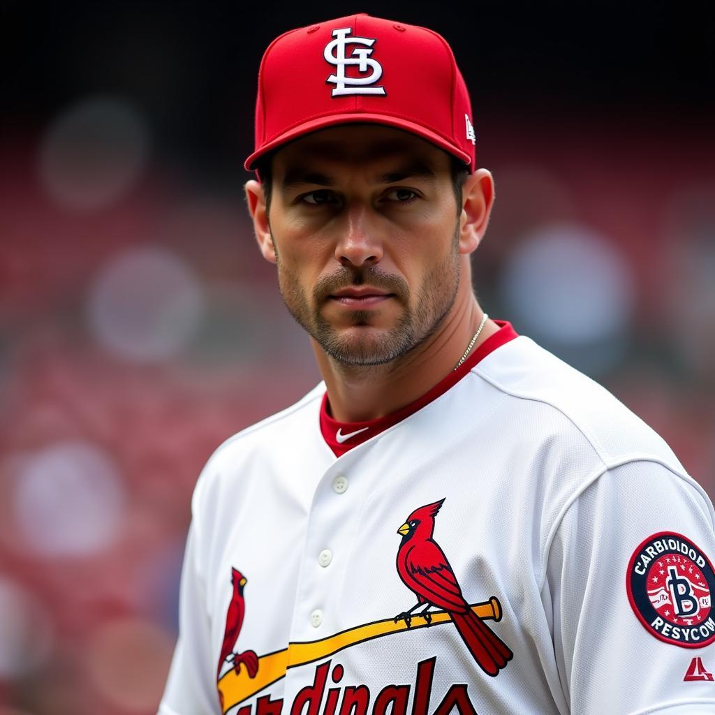 David Freese in his St. Louis Cardinals jersey