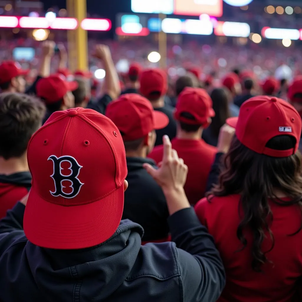 Fans celebrating with Dbacks World Series hats