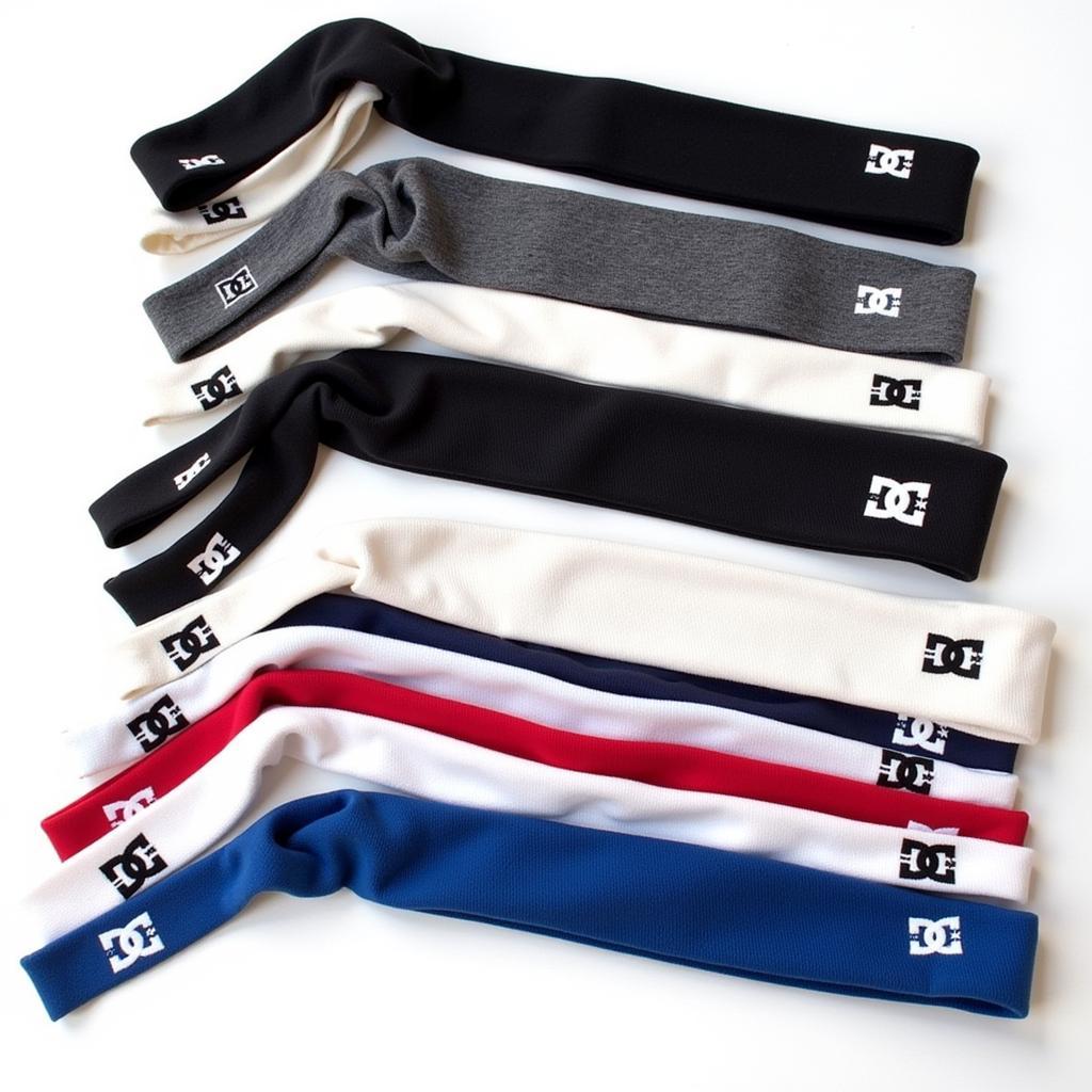 A selection of different DC headbands.