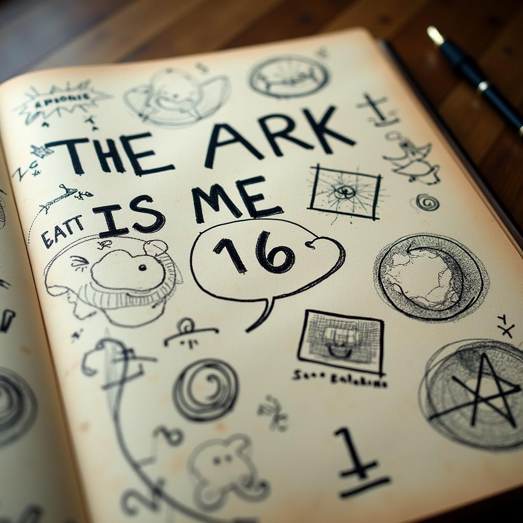 Decoding the meaning of "The Ark is Me 116"