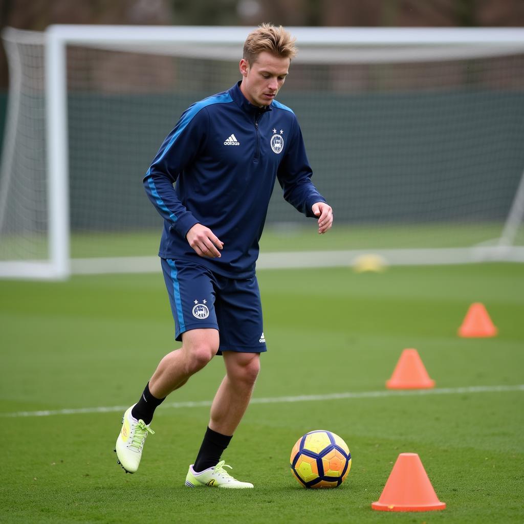 Frenkie de Jong training ground